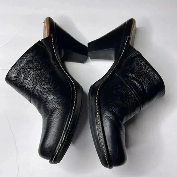 Sofft leather clogs size 8 1/2 - Picture 4 of 5